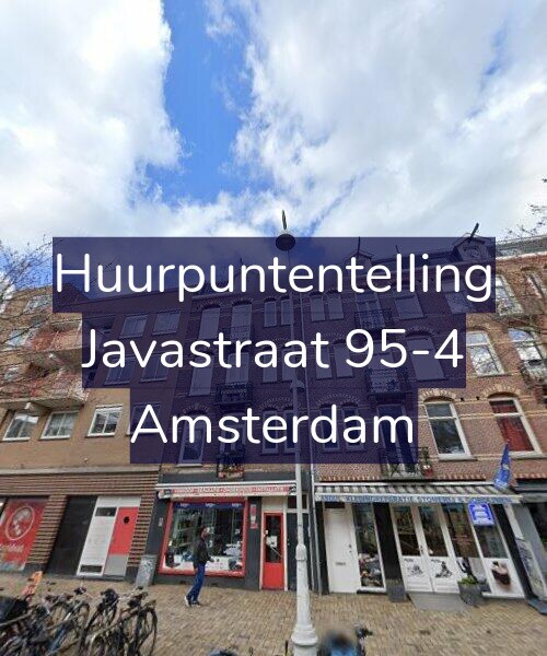 Foto gevel Huurpuntentelling voor Javastraat 95-4, Amsterdam
