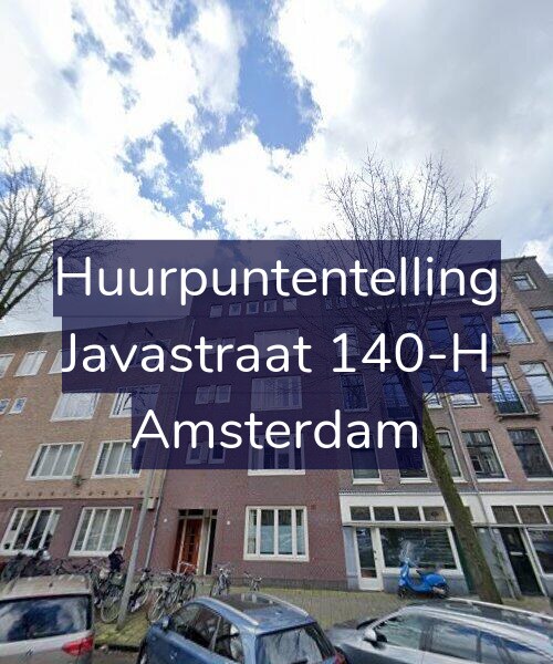 Foto gevel Huurpuntentelling voor Javastraat 140-H, Amsterdam