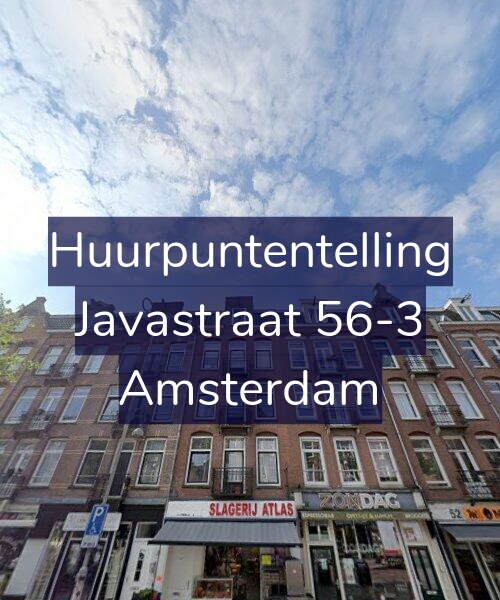 Foto gevel Huurpuntentelling voor Javastraat 56-3, Amsterdam