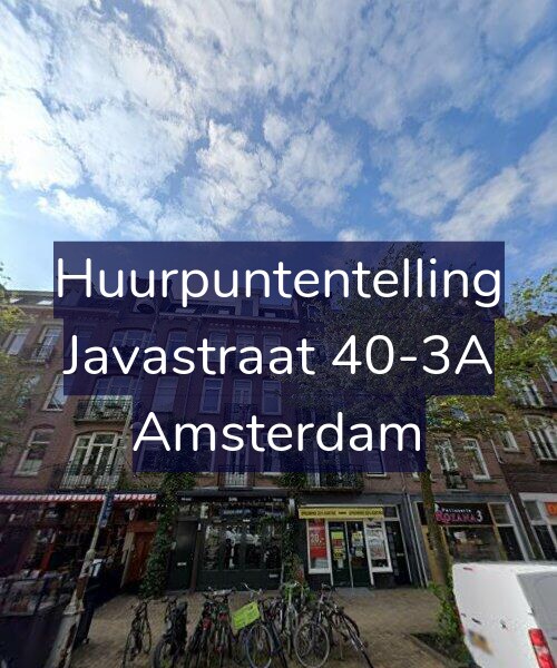 Foto gevel Huurpuntentelling voor Javastraat 40-3A, Amsterdam