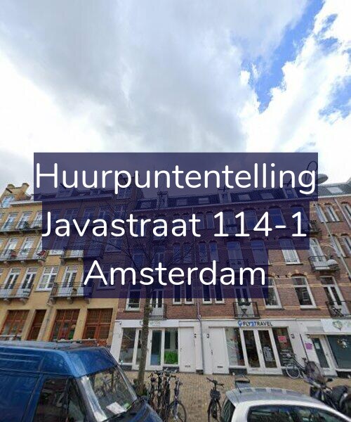 Foto gevel Huurpuntentelling voor Javastraat 114-1, Amsterdam