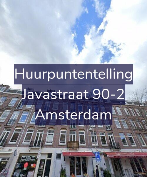 Foto gevel Huurpuntentelling voor Javastraat 90-2, Amsterdam