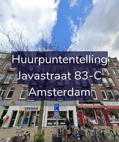 Foto gevel Huurpuntentelling voor Javastraat 83-C, Amsterdam