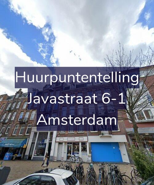 Foto gevel Huurpuntentelling voor Javastraat 6-1, Amsterdam