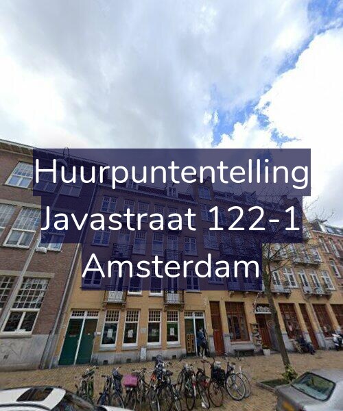 Foto gevel Huurpuntentelling voor Javastraat 122-1, Amsterdam