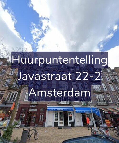 Foto gevel Huurpuntentelling voor Javastraat 22-2, Amsterdam