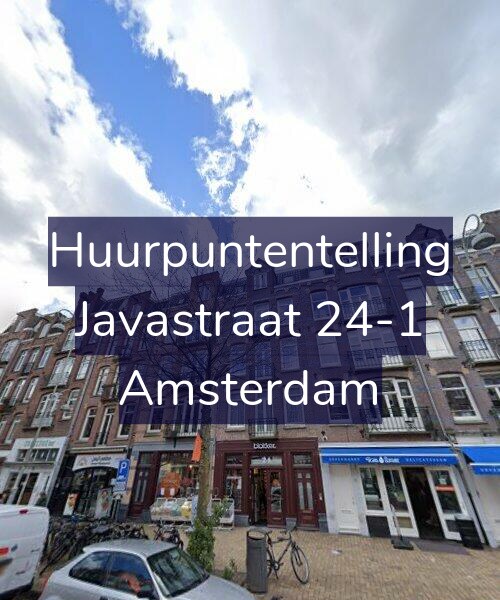 Foto gevel Huurpuntentelling voor Javastraat 24-1, Amsterdam