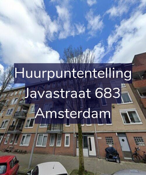 Foto gevel Huurpuntentelling voor Javastraat 683, Amsterdam