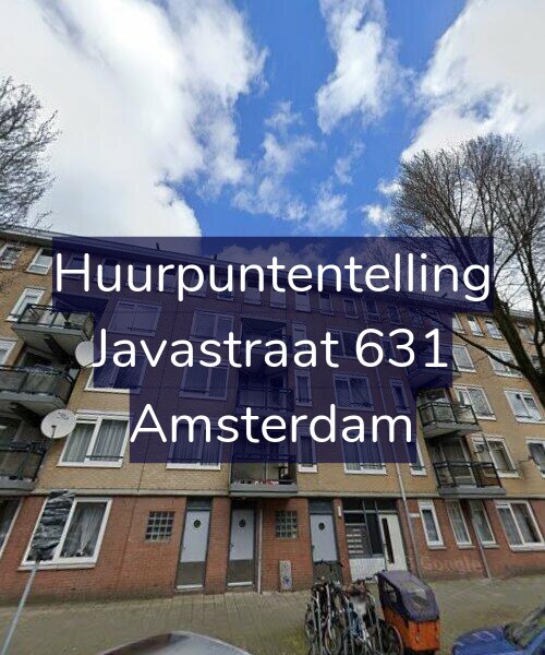 Foto gevel Huurpuntentelling voor Javastraat 631, Amsterdam