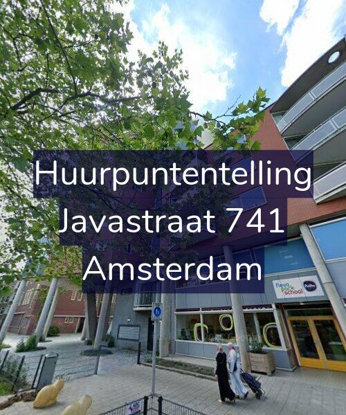 Foto gevel Huurpuntentelling voor Javastraat 741, Amsterdam
