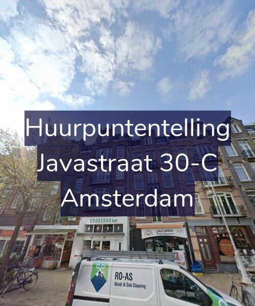 Foto gevel Huurpuntentelling voor Javastraat 30-C, Amsterdam