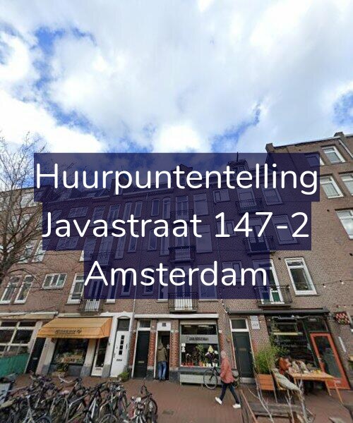 Foto gevel Huurpuntentelling voor Javastraat 147-2, Amsterdam
