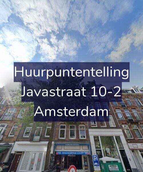 Foto gevel Huurpuntentelling voor Javastraat 10-2, Amsterdam