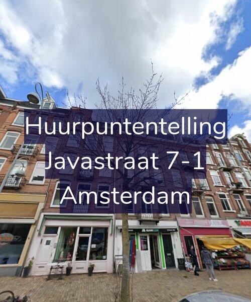 Foto gevel Huurpuntentelling voor Javastraat 7-1, Amsterdam