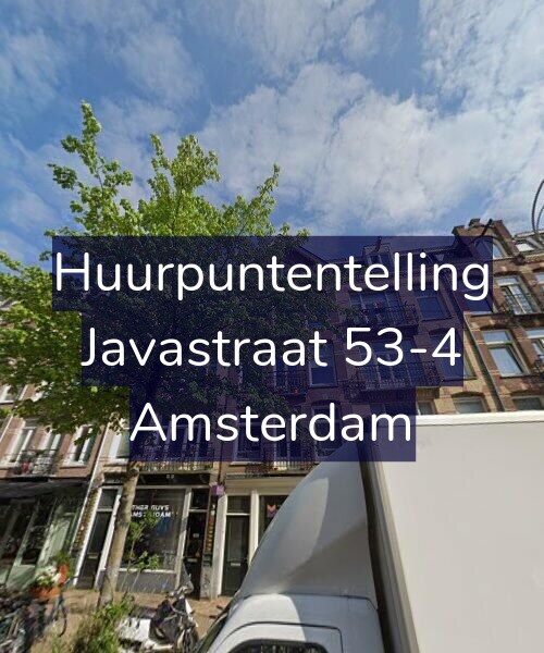 Foto gevel Huurpuntentelling voor Javastraat 53-4, Amsterdam