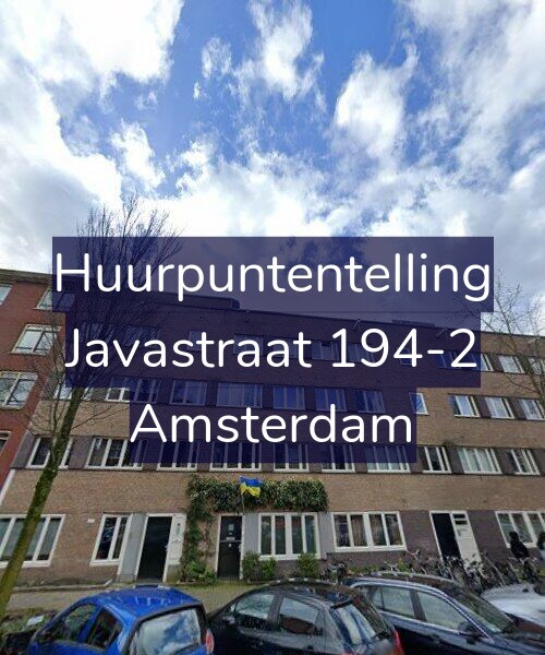 Foto gevel Huurpuntentelling voor Javastraat 194-2, Amsterdam