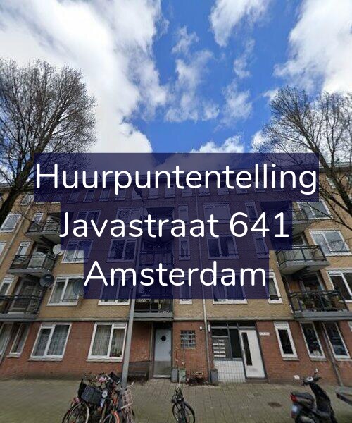Foto gevel Huurpuntentelling voor Javastraat 641, Amsterdam