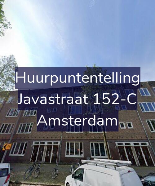 Foto gevel Huurpuntentelling voor Javastraat 152-C, Amsterdam