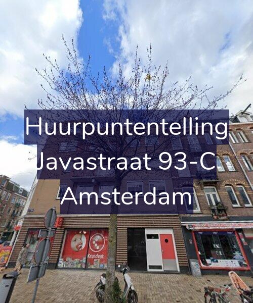 Foto gevel Huurpuntentelling voor Javastraat 93-C, Amsterdam