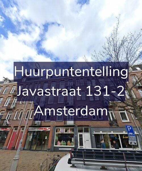 Foto gevel Huurpuntentelling voor Javastraat 131-2, Amsterdam