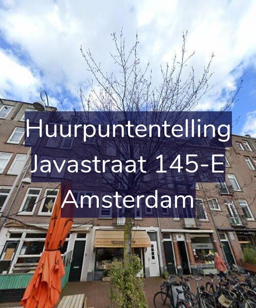 Foto gevel Huurpuntentelling voor Javastraat 145-E, Amsterdam