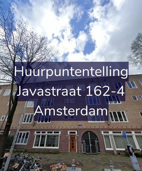 Foto gevel Huurpuntentelling voor Javastraat 162-4, Amsterdam