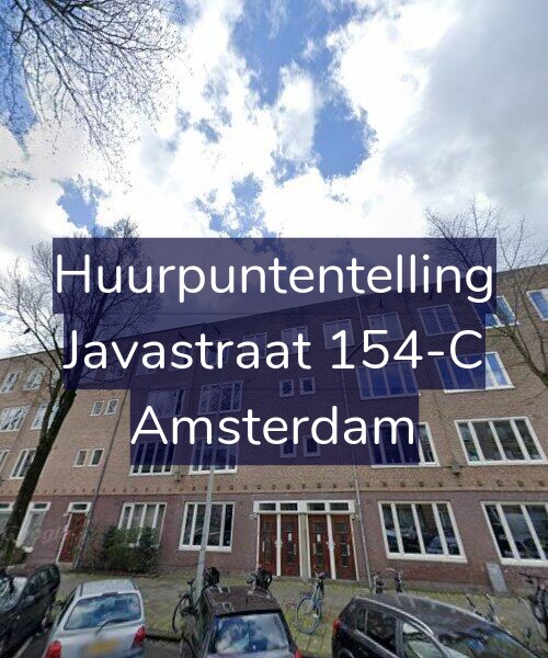 Foto gevel Huurpuntentelling voor Javastraat 154-C, Amsterdam