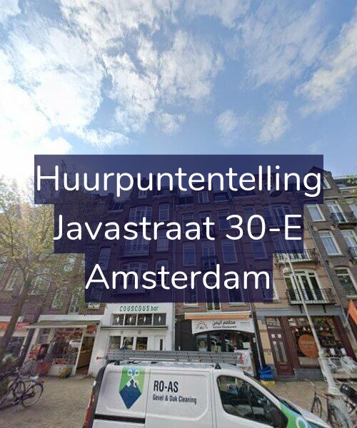 Foto gevel Huurpuntentelling voor Javastraat 30-E, Amsterdam