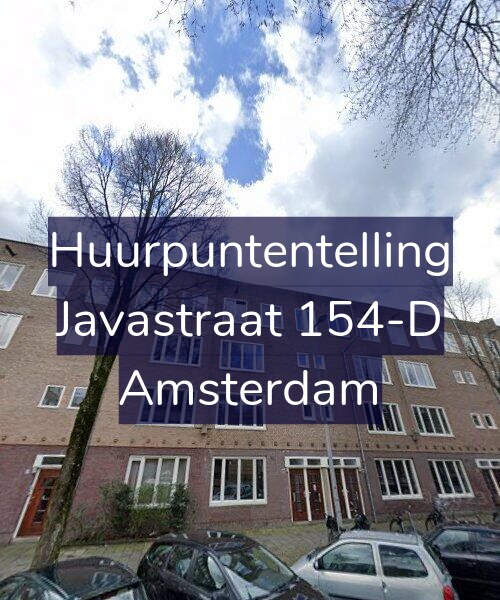 Foto gevel Huurpuntentelling voor Javastraat 154-D, Amsterdam