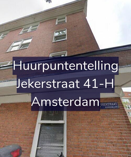 Foto gevel Huurpuntentelling voor Jekerstraat 41-H, Amsterdam