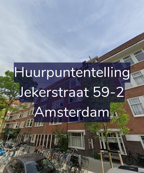 Foto gevel Huurpuntentelling voor Jekerstraat 59-2, Amsterdam