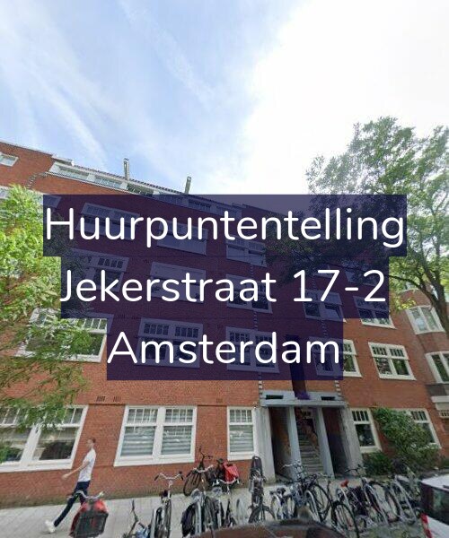 Foto gevel Huurpuntentelling voor Jekerstraat 17-2, Amsterdam