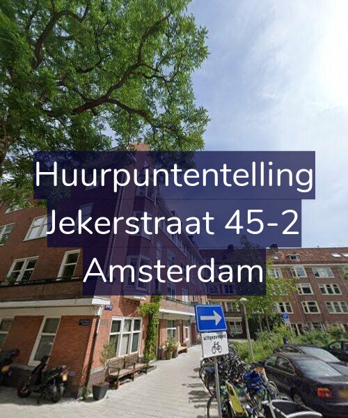 Foto gevel Huurpuntentelling voor Jekerstraat 45-2, Amsterdam