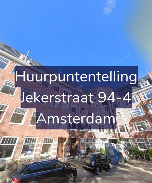 Foto gevel Huurpuntentelling voor Jekerstraat 94-4, Amsterdam