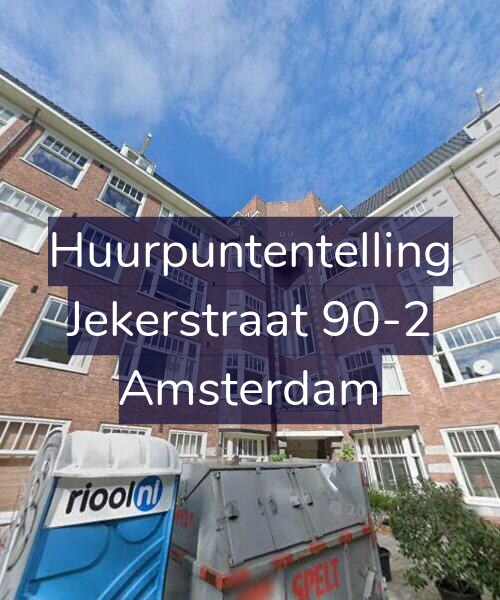 Foto gevel Huurpuntentelling voor Jekerstraat 90-2, Amsterdam