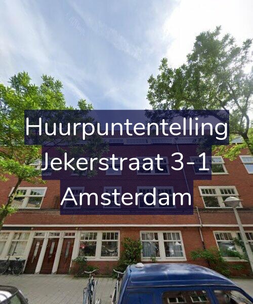 Foto gevel Huurpuntentelling voor Jekerstraat 3-1, Amsterdam