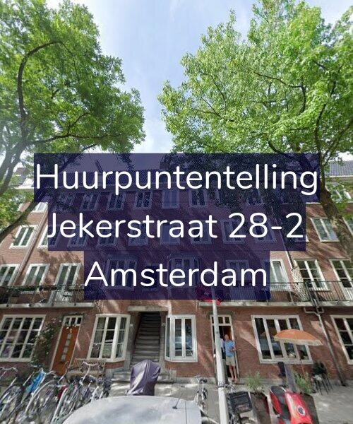 Foto gevel Huurpuntentelling voor Jekerstraat 28-2, Amsterdam