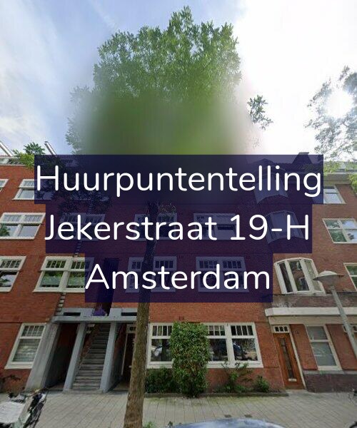 Foto gevel Huurpuntentelling voor Jekerstraat 19-H, Amsterdam