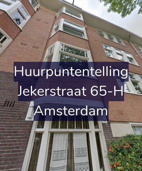 Foto gevel Huurpuntentelling voor Jekerstraat 65-H, Amsterdam
