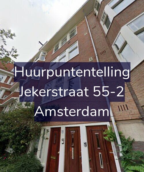 Foto gevel Huurpuntentelling voor Jekerstraat 55-2, Amsterdam