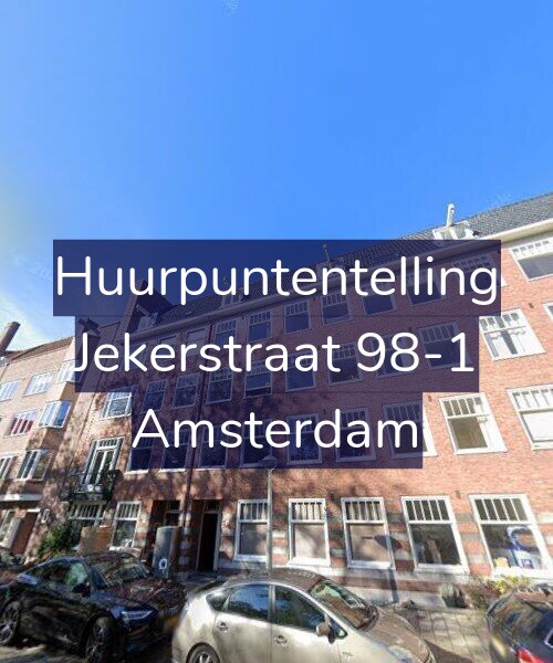 Foto gevel Huurpuntentelling voor Jekerstraat 98-1, Amsterdam