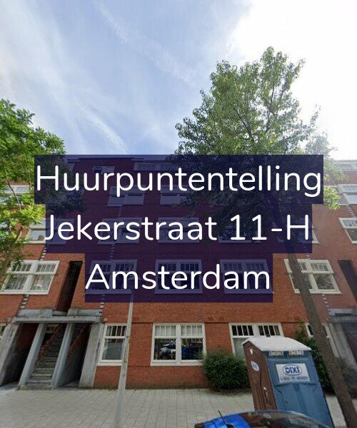 Foto gevel Huurpuntentelling voor Jekerstraat 11-H, Amsterdam