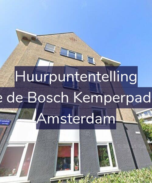 Foto gevel Huurpuntentelling voor Jeltje de Bosch Kemperpad 154, Amsterdam