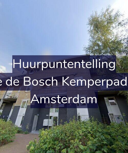 Foto gevel Huurpuntentelling voor Jeltje de Bosch Kemperpad 180, Amsterdam