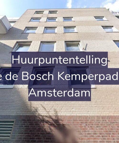 Foto gevel Huurpuntentelling voor Jeltje de Bosch Kemperpad 153, Amsterdam