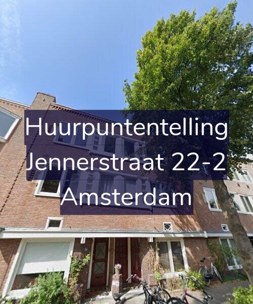Foto gevel Huurpuntentelling voor Jennerstraat 22-2, Amsterdam