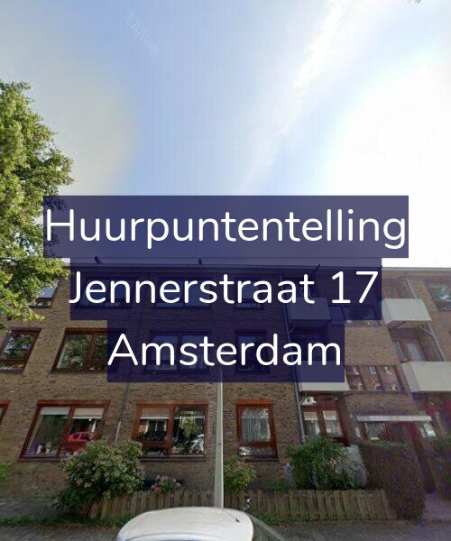 Foto gevel Huurpuntentelling voor Jennerstraat 17, Amsterdam