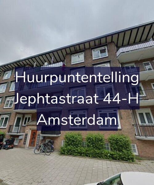 Foto gevel Huurpuntentelling voor Jephtastraat 44-H, Amsterdam