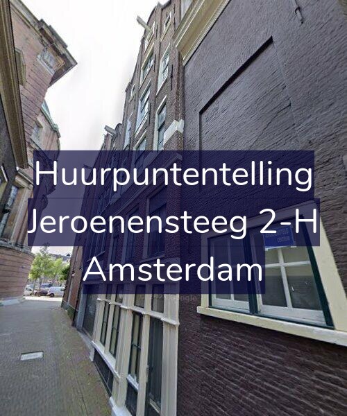 Foto gevel Huurpuntentelling voor Jeroenensteeg 2-H, Amsterdam