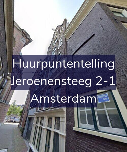Foto gevel Huurpuntentelling voor Jeroenensteeg 2-1, Amsterdam